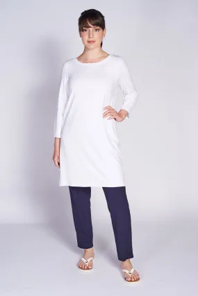 Dharma High Slit Tunic - Bamboo