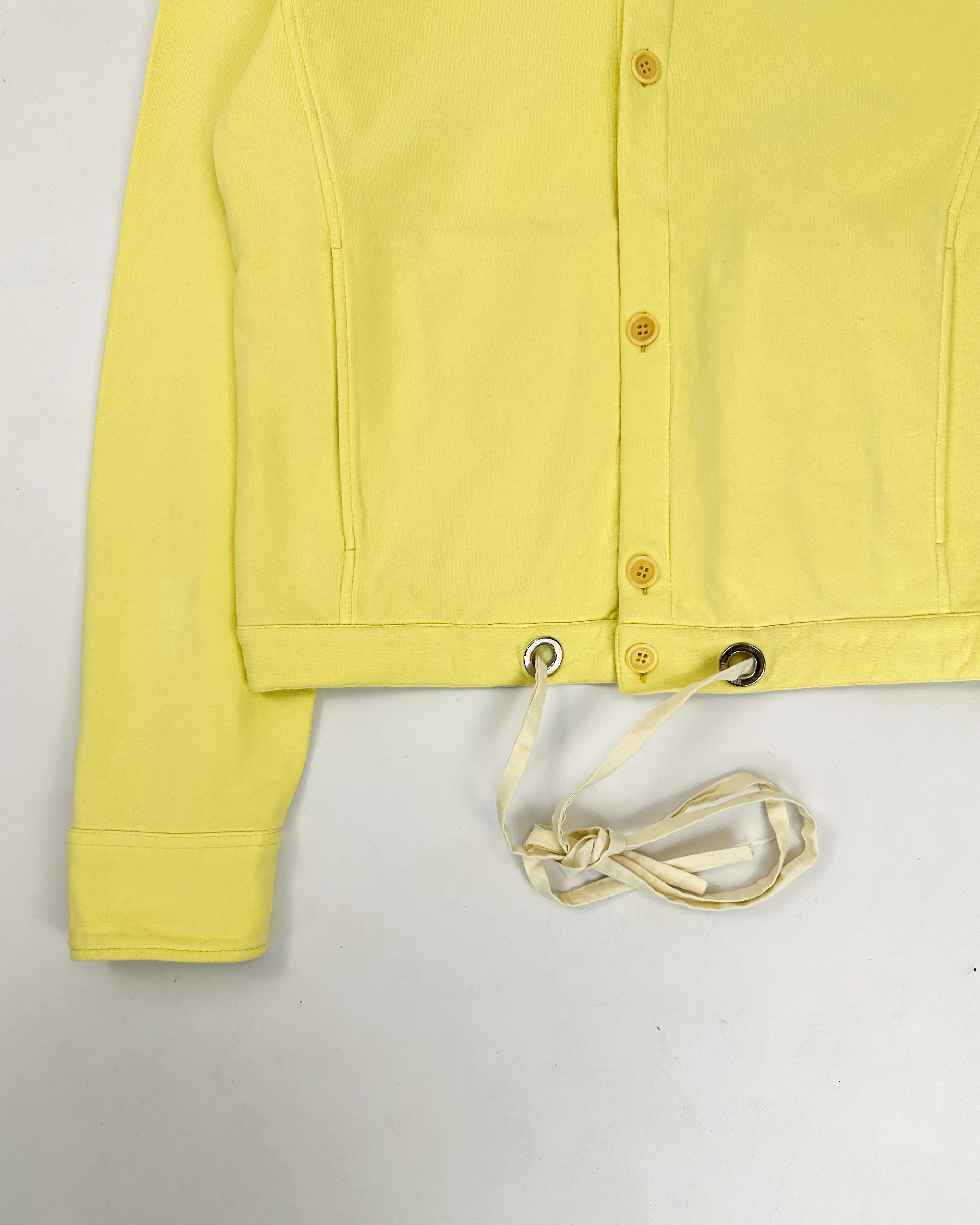 Dirk Bikkembergs Sport Yellow Cotton Jacket 2000's