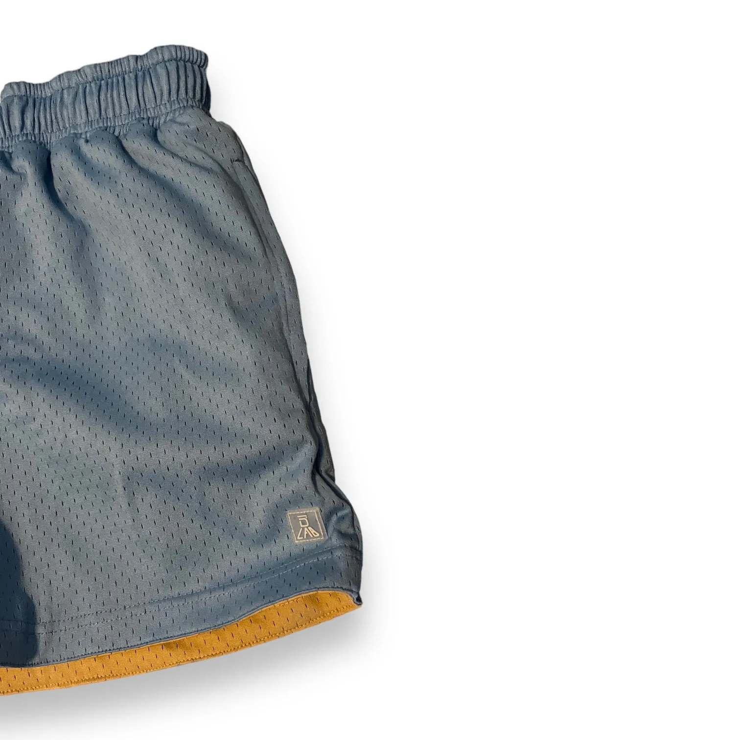 DLAB Men's Mesh Reversible Shorts (SKY BLUE/CREAM)