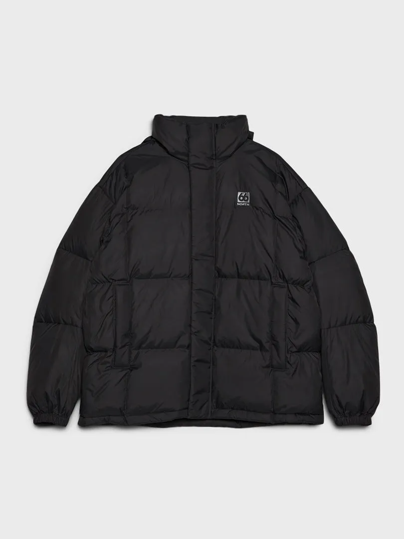 Dyngja Down Jacket in Obsidian