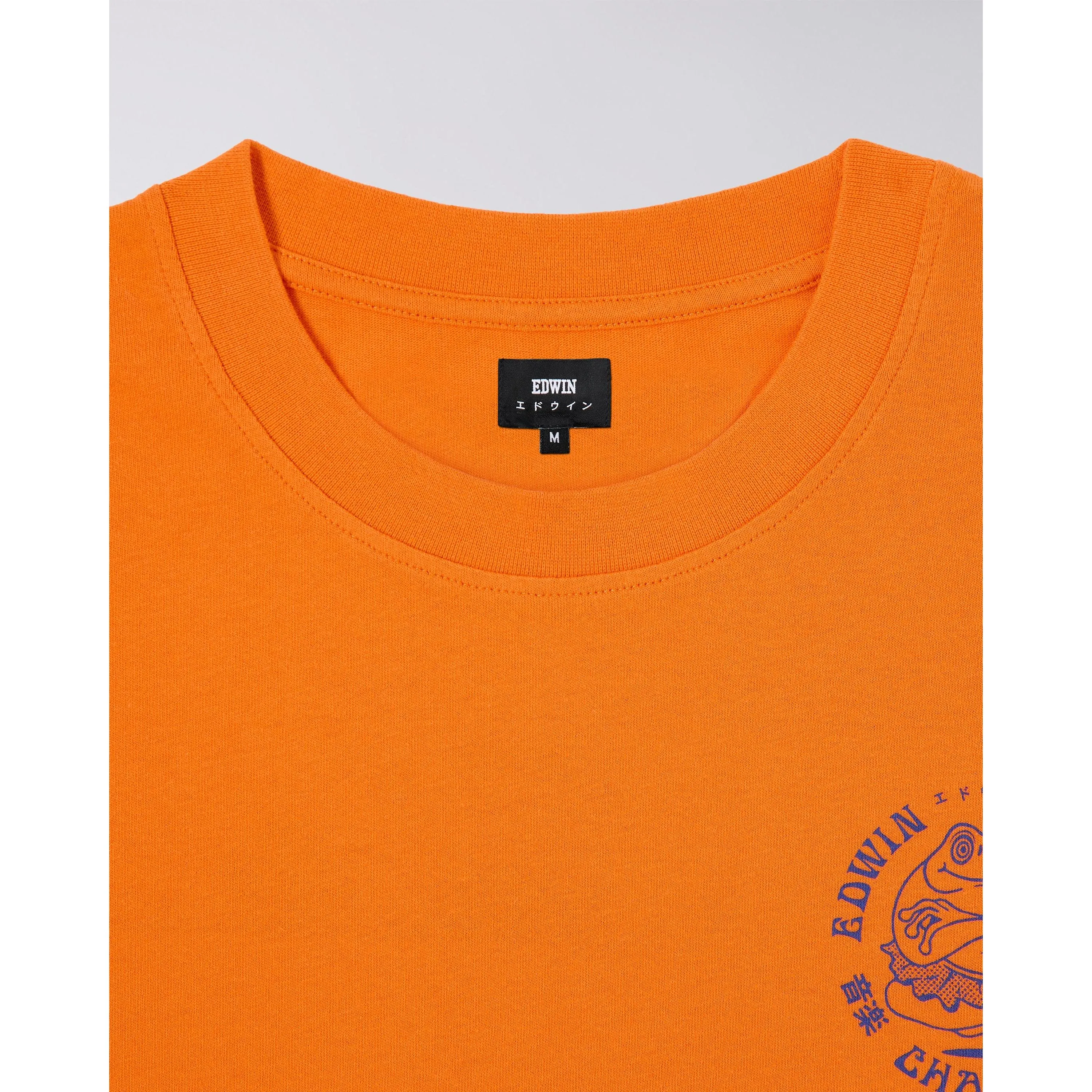 EDWIN Music Channel T-Shirt Orange