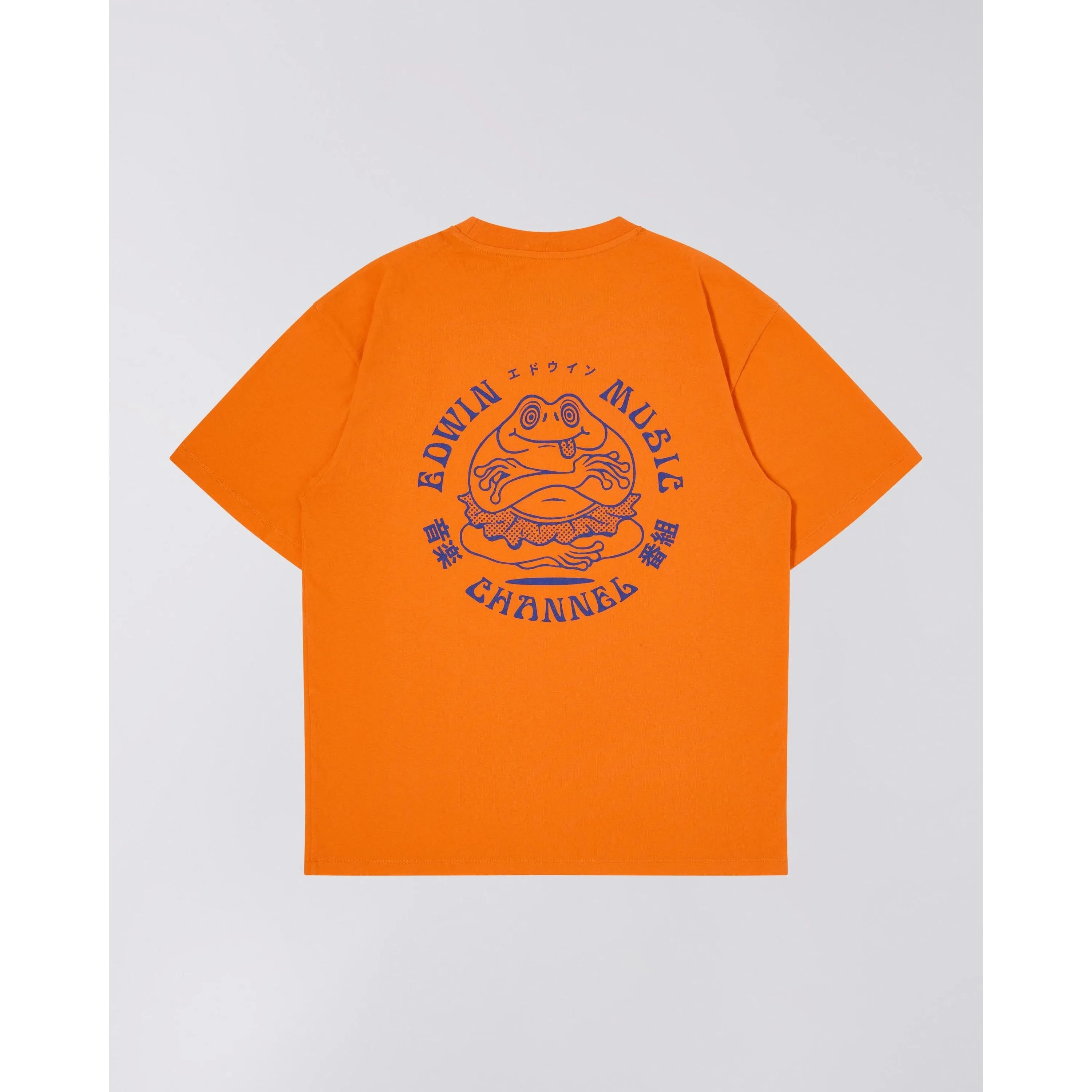 EDWIN Music Channel T-Shirt Orange