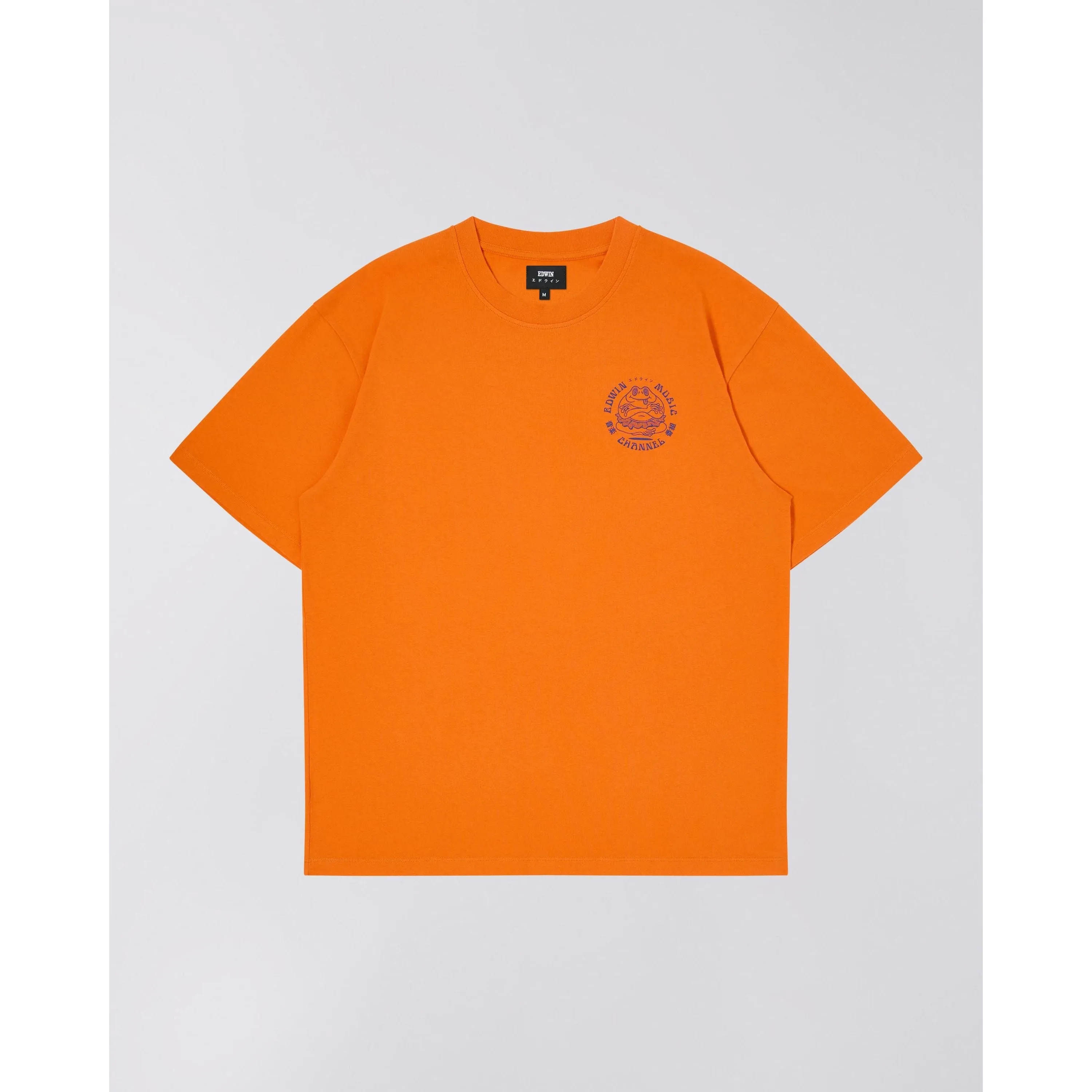 EDWIN Music Channel T-Shirt Orange