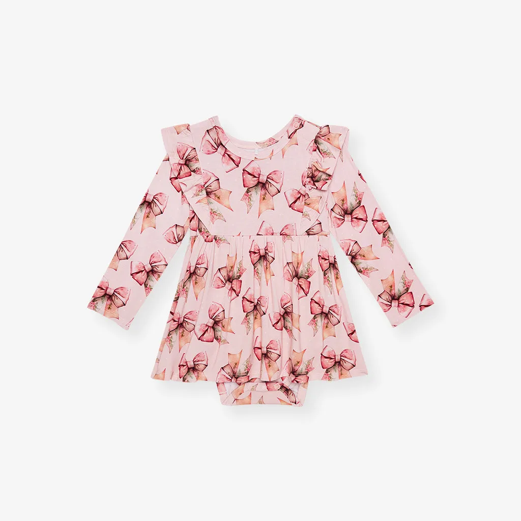 Everly Jane Ruffled Bodysuit Dress