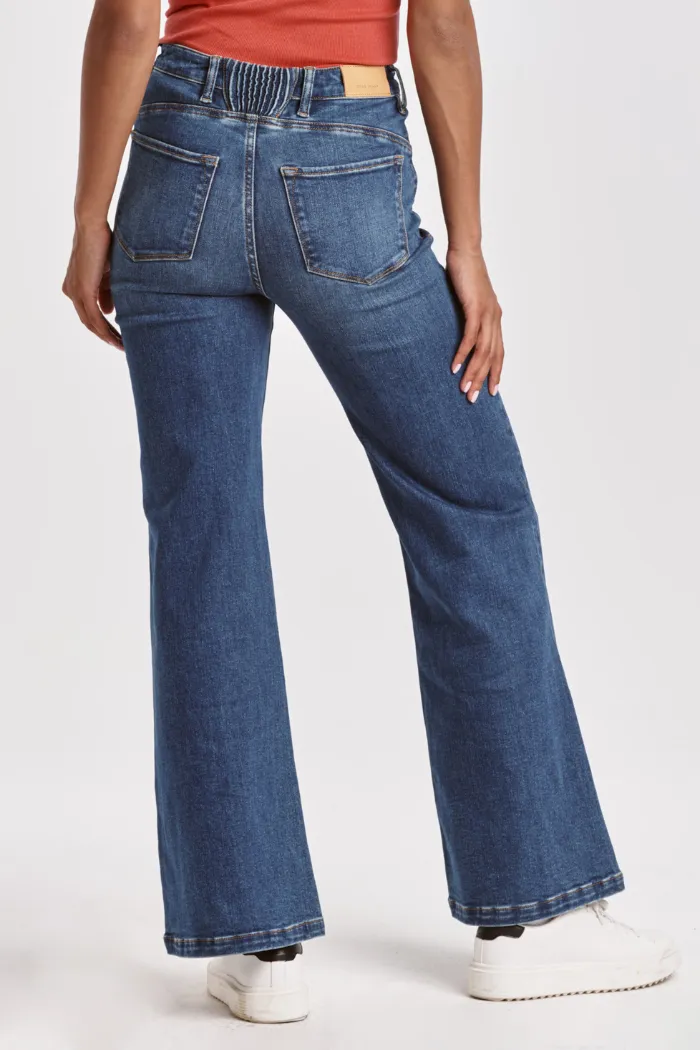 Fiona Tempo Super High Rise Wide Leg Jeans