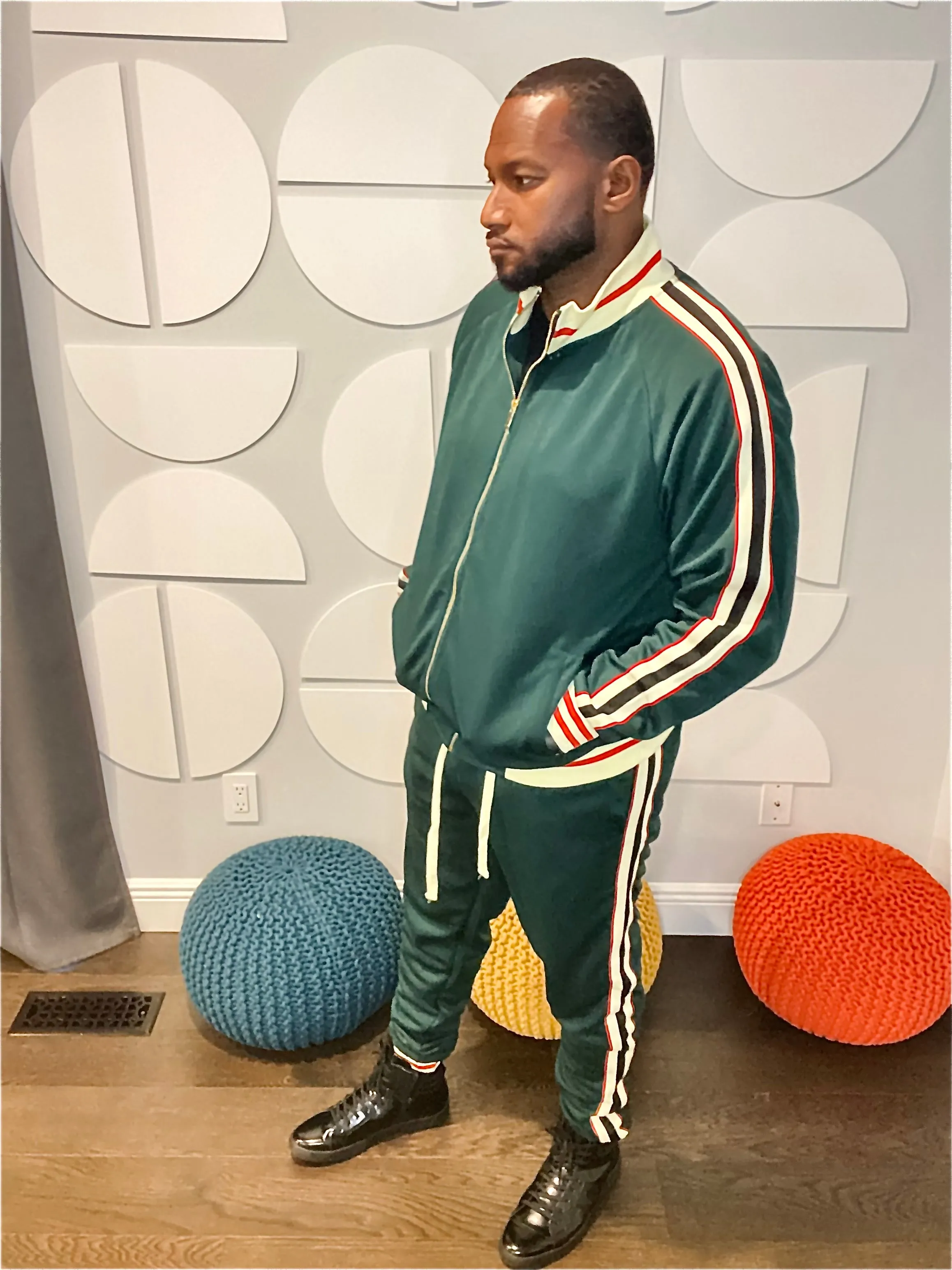 “Fly” Side Stripe Track Suit