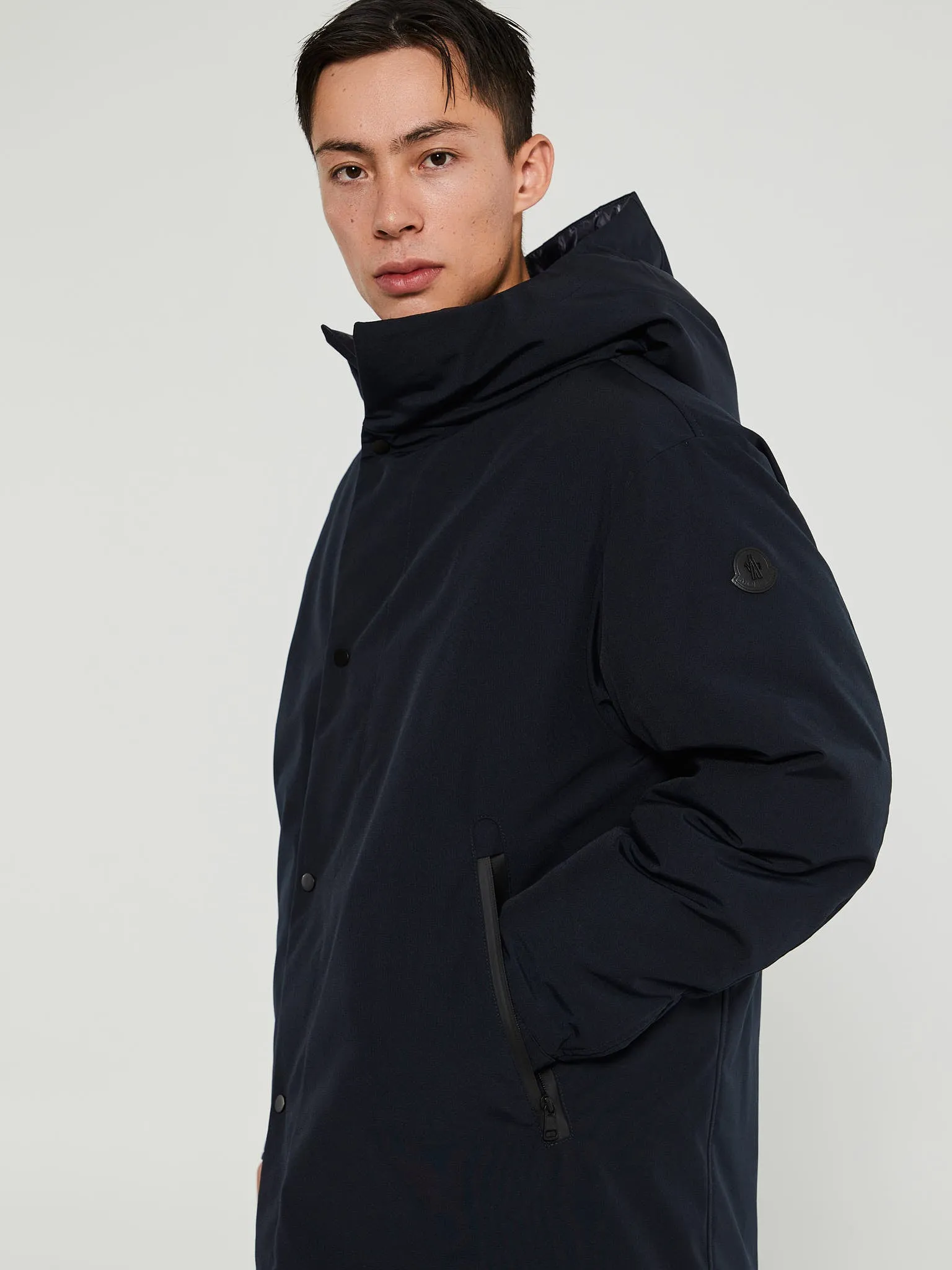 Fowey Reversible Down Jacket in Night Blue