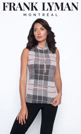 FRANK LYMAN PLAID TOP