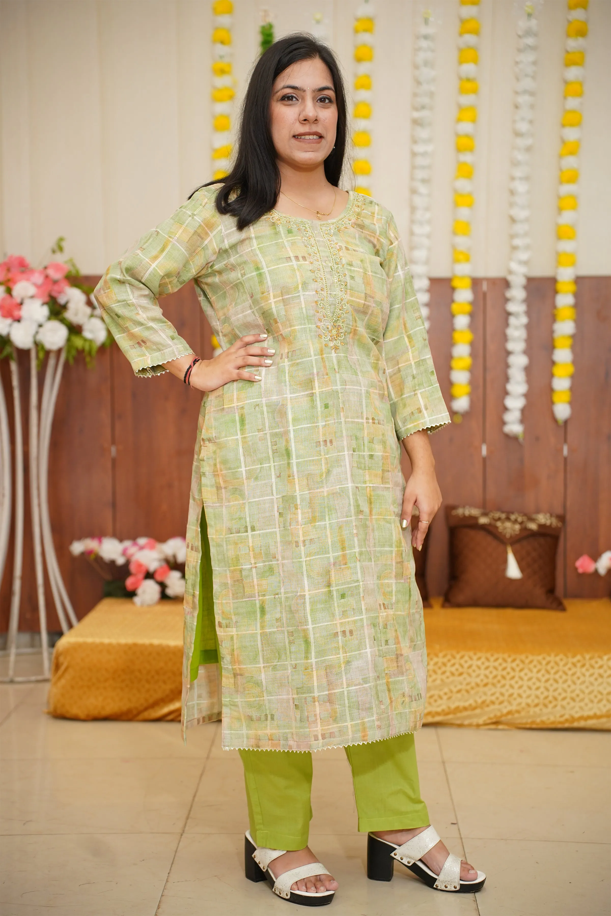 Green Dusty Sitara Suit Set