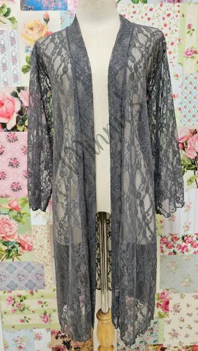 Grey Lace Jacket GD0274