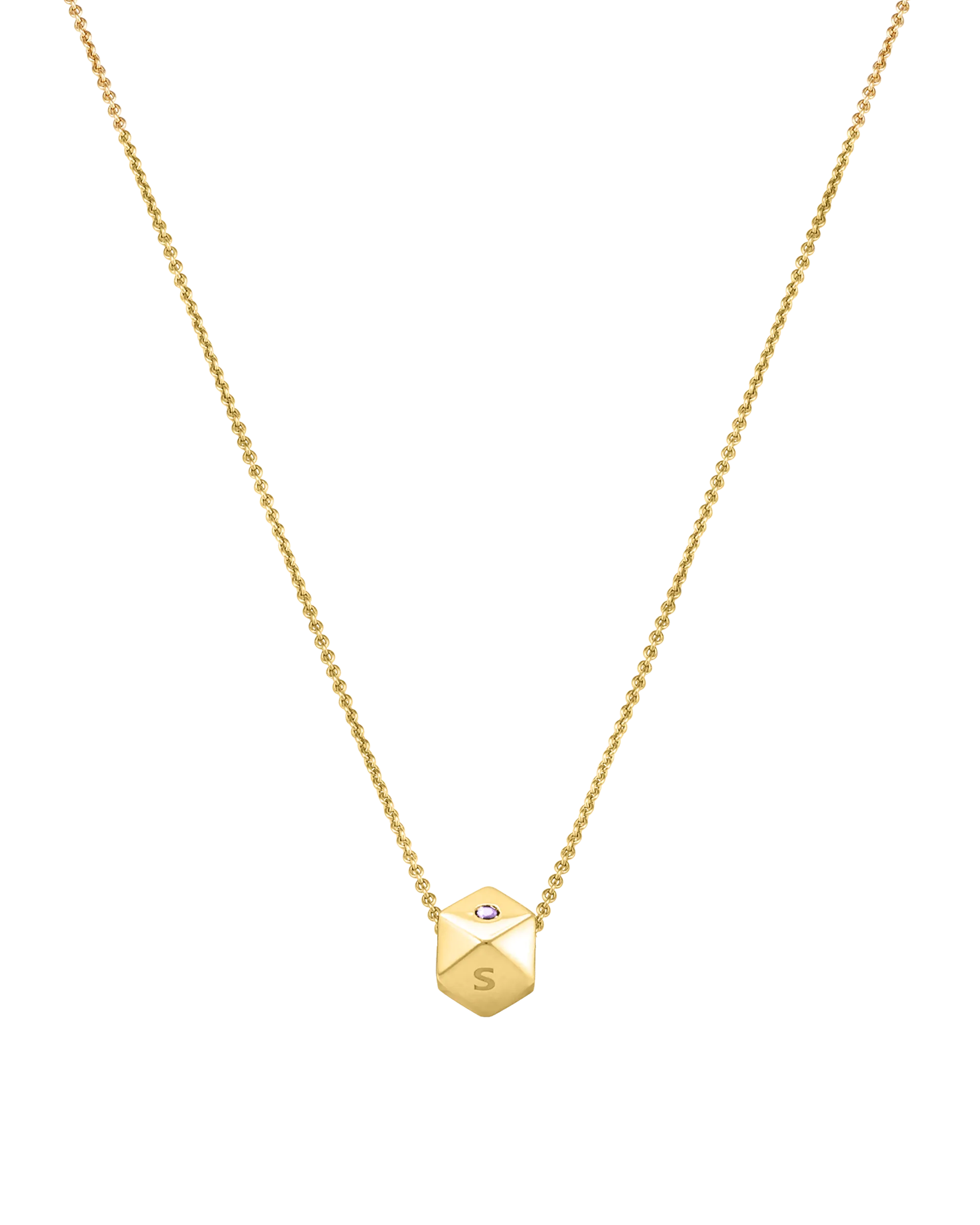 Hedra Birthstones Necklace - 18K Gold Vermeil