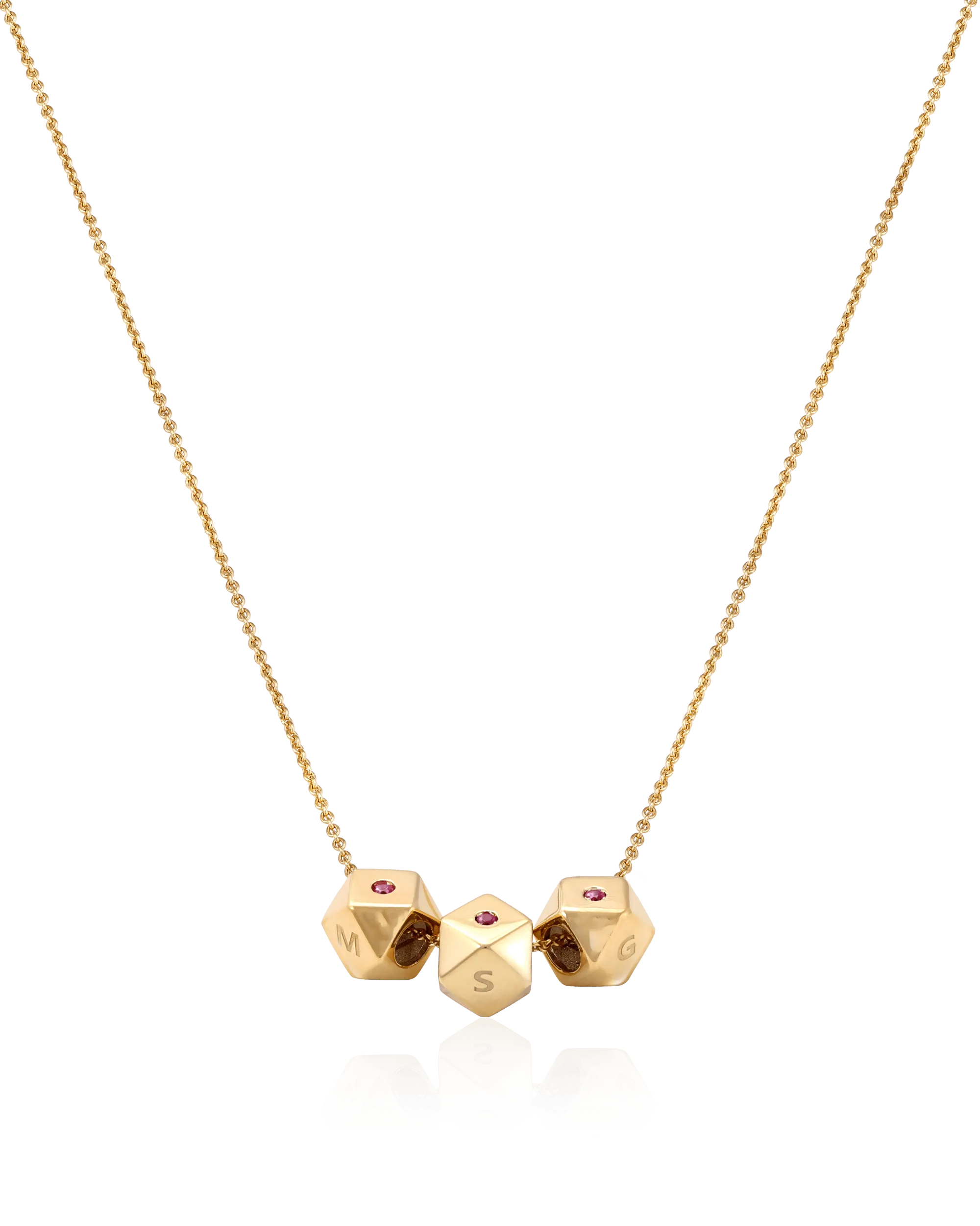 Hedra Necklace - 14K Yellow Gold