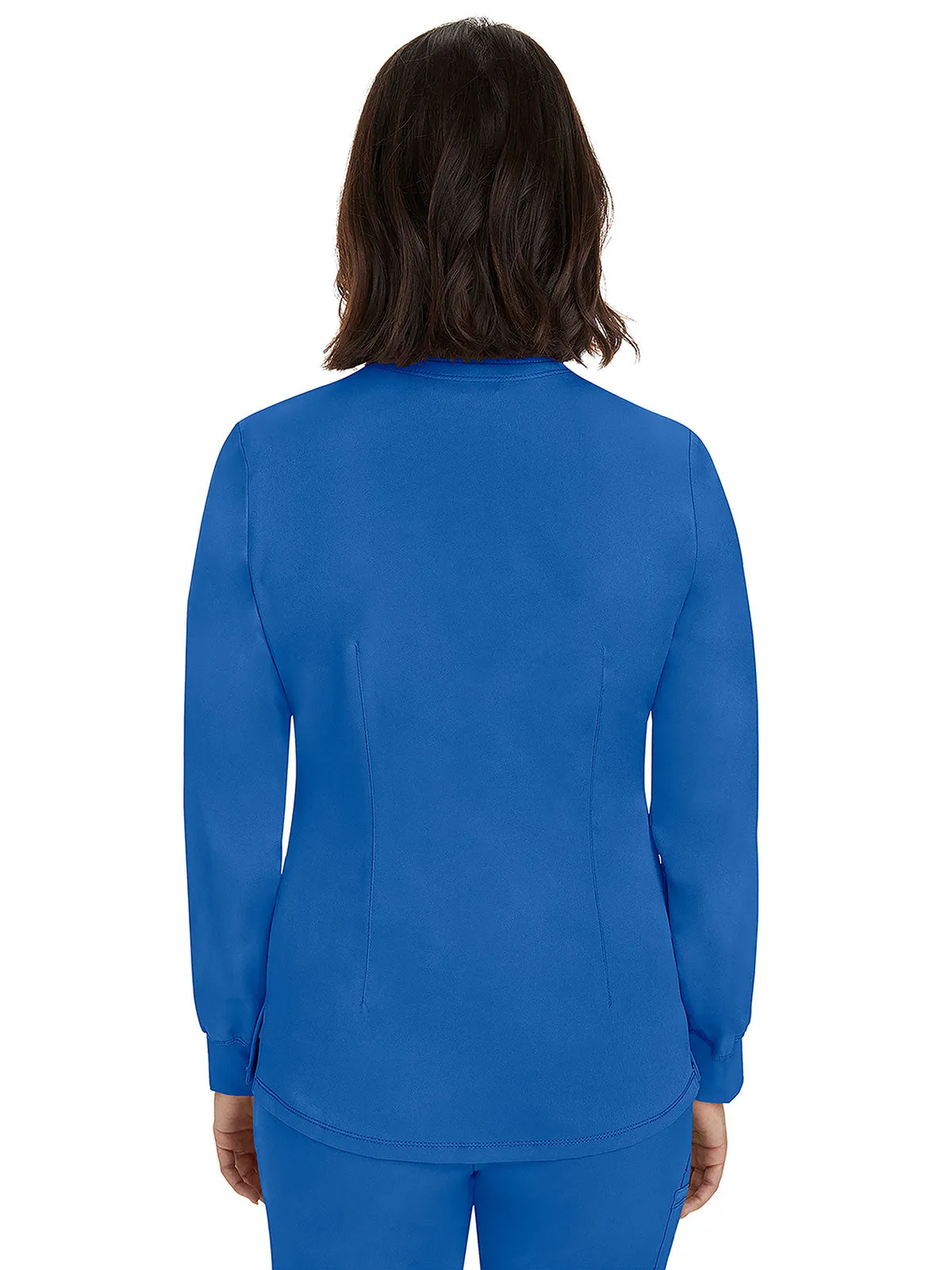 HH Works - Women's Megan Button Front Solid Scrub Jacket