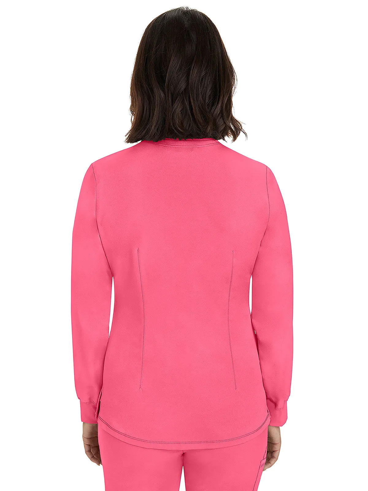 HH Works - Women's Megan Button Front Solid Scrub Jacket