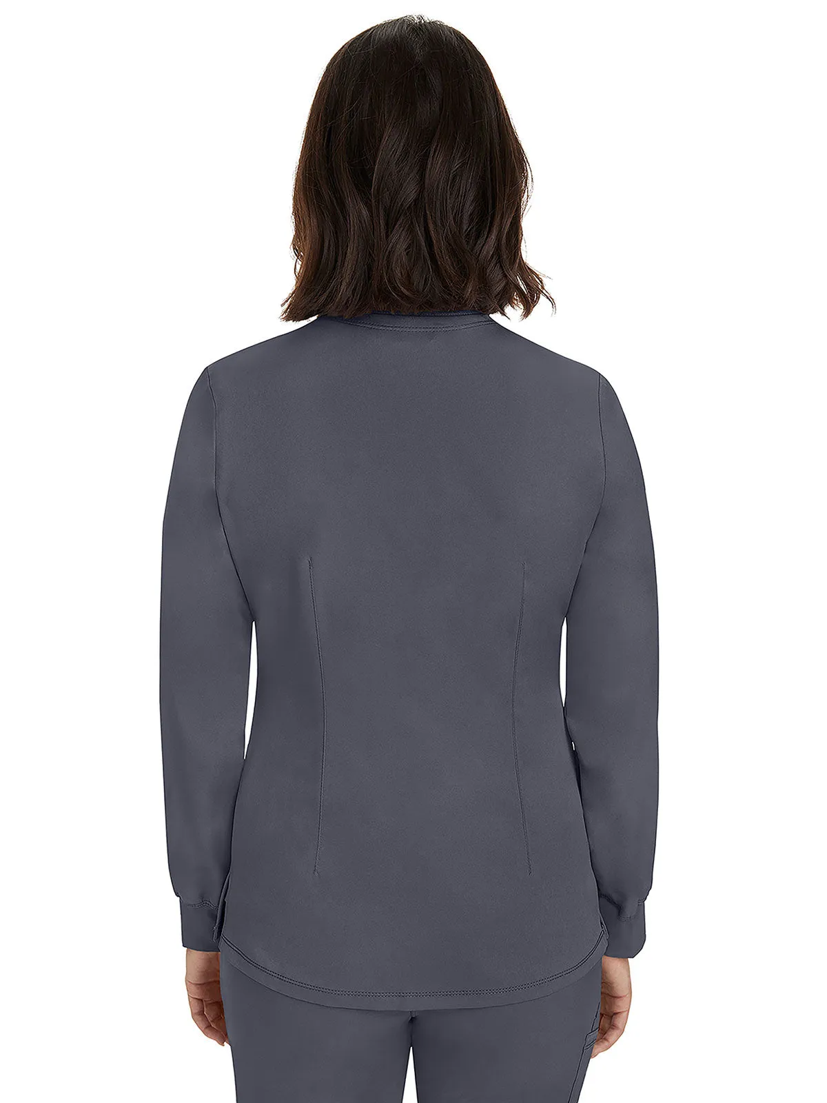 HH Works - Women's Megan Button Front Solid Scrub Jacket