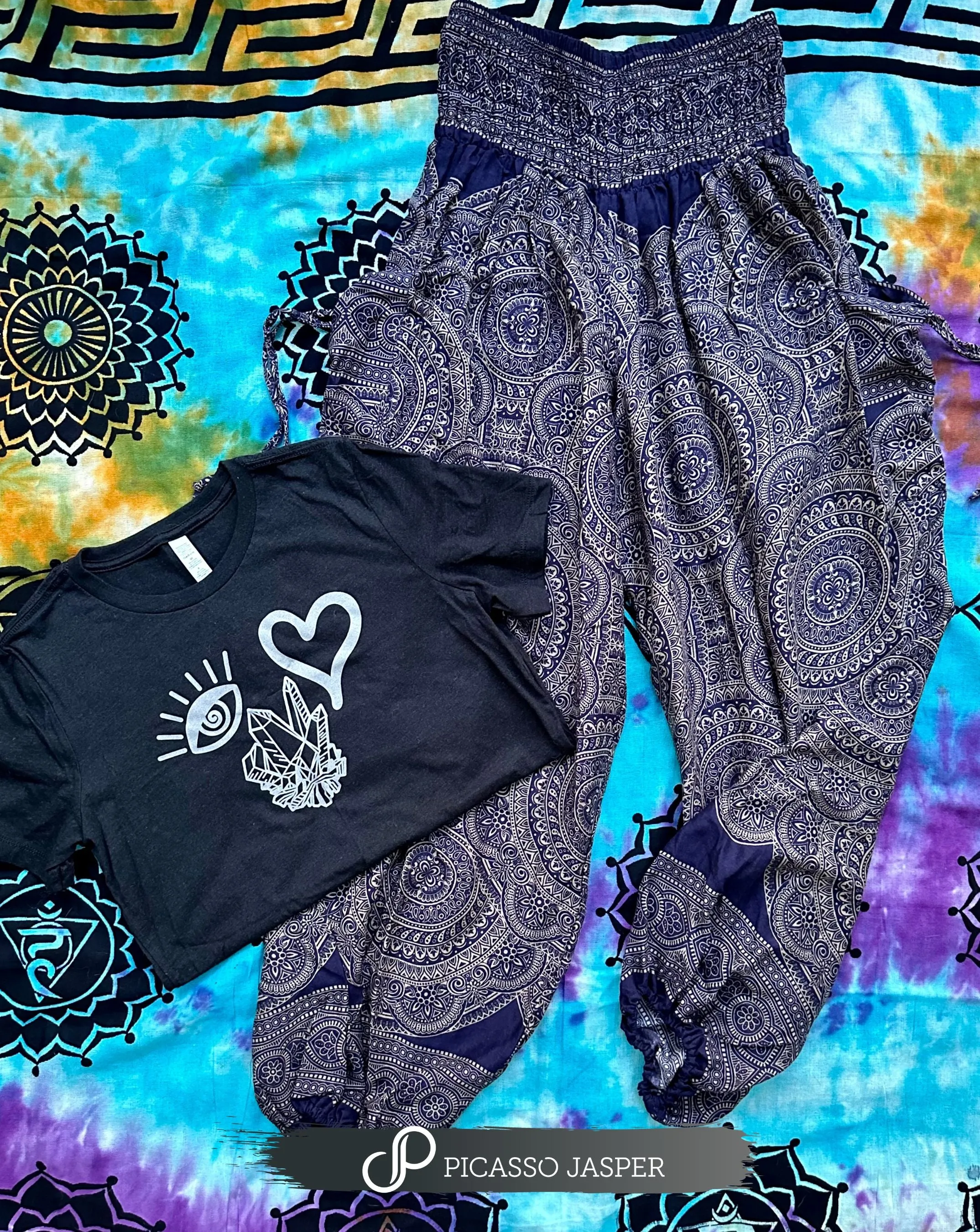 Indigo Mandala, TWO Pocket Magic Pant