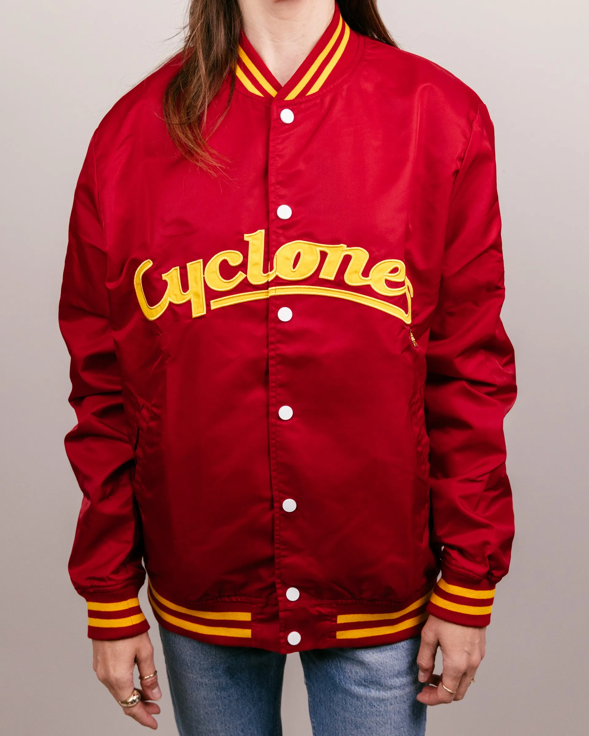 Iowa State Cyclones Script Cardinal Varsity Jacket