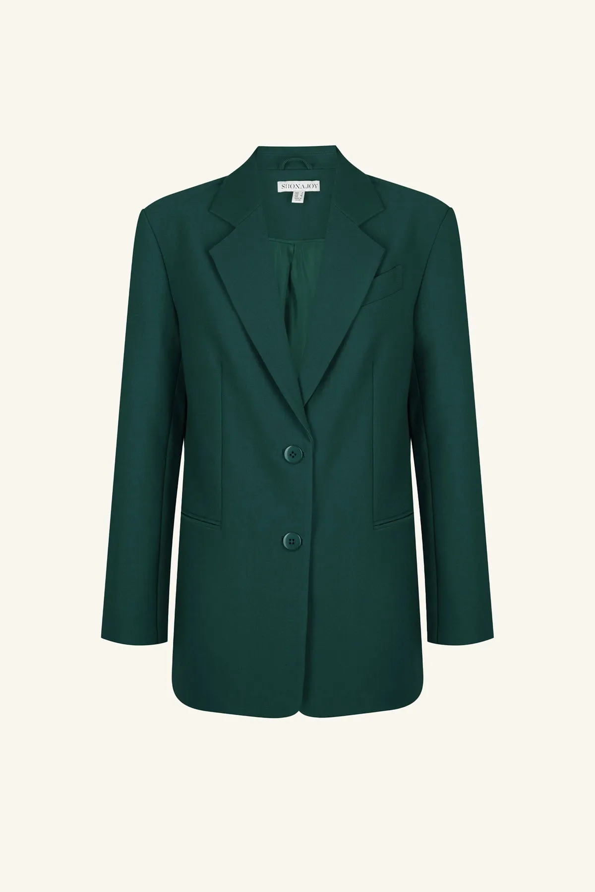 IRENA OVERSIZED TAILORED BLAZER - ROSEMARY