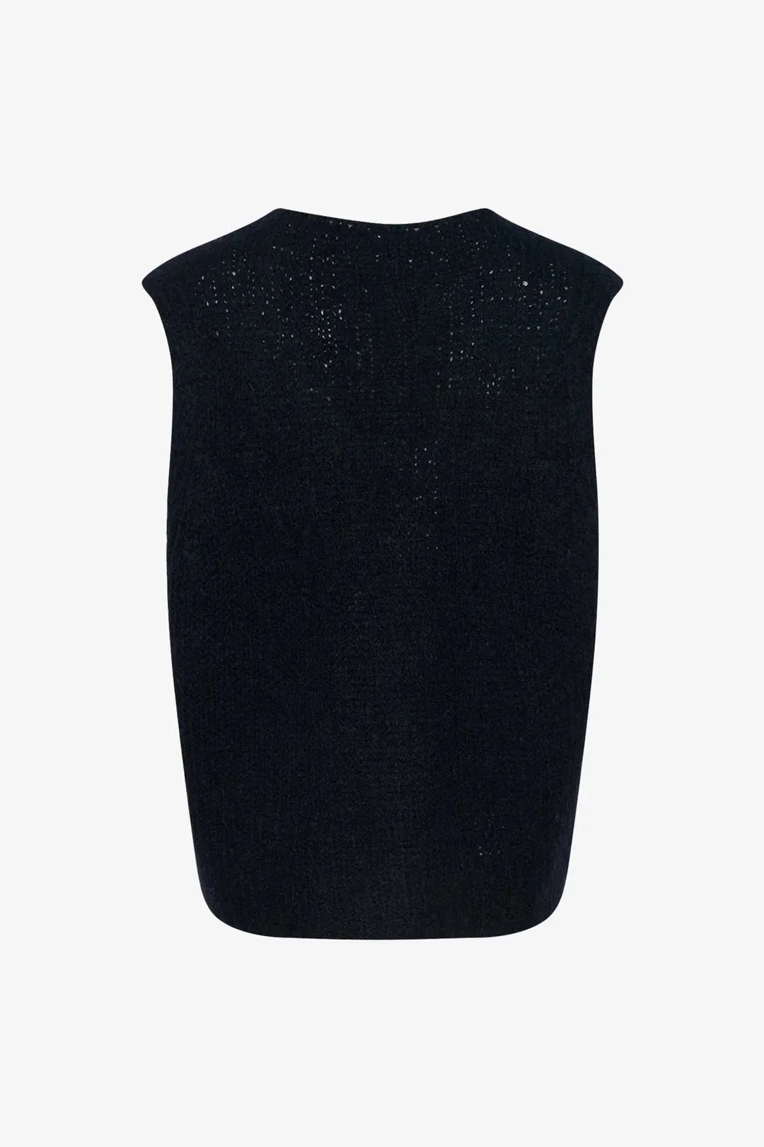 Jacey Knit Vest in Black