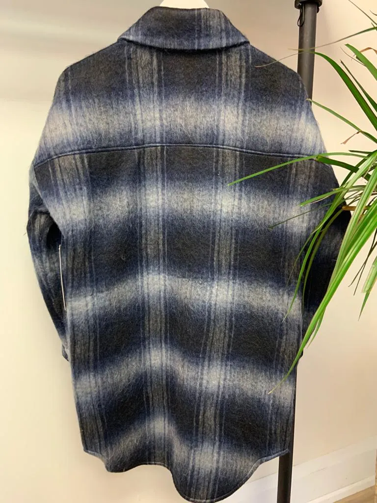 Jordyn PLAID WOVEN COAT