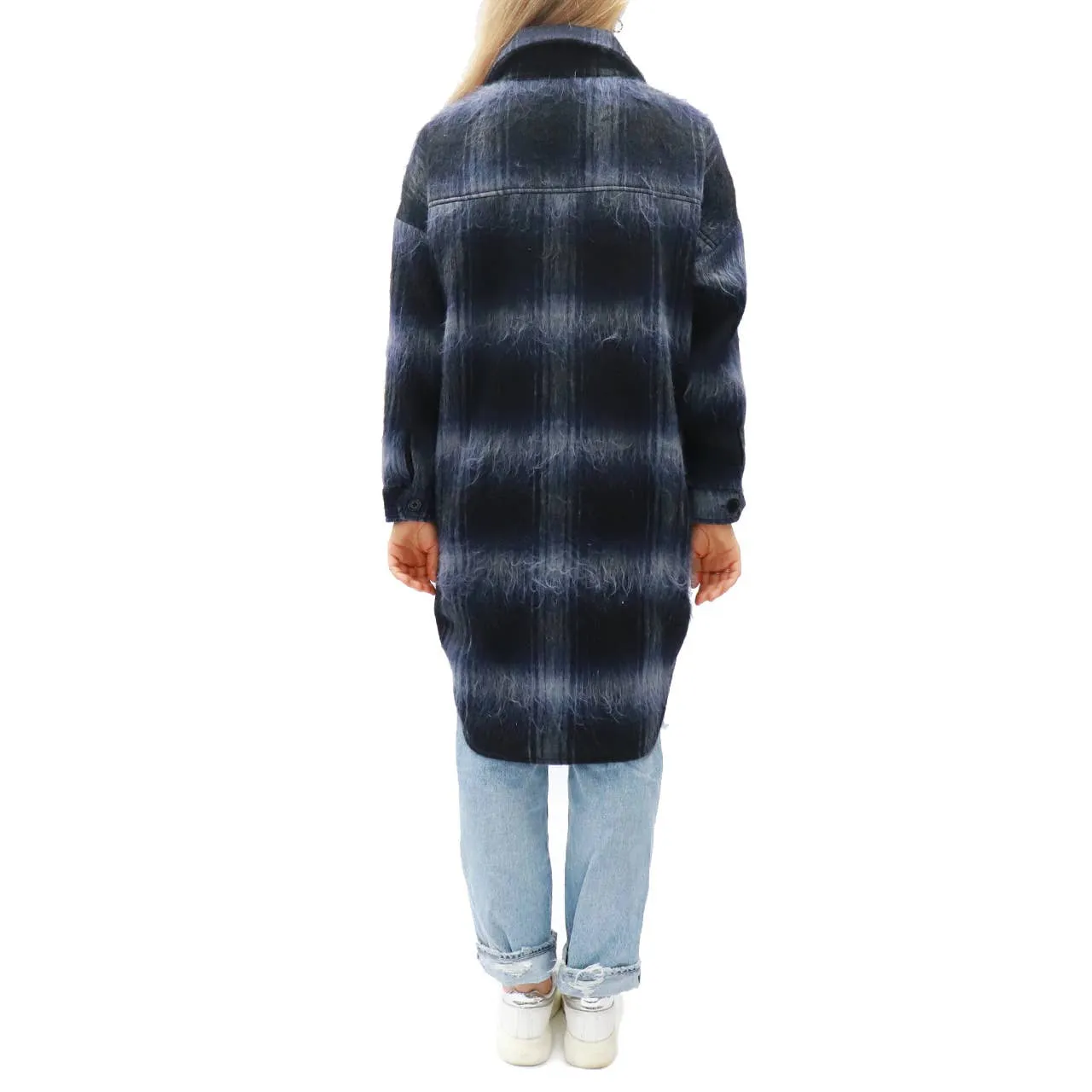 Jordyn PLAID WOVEN COAT