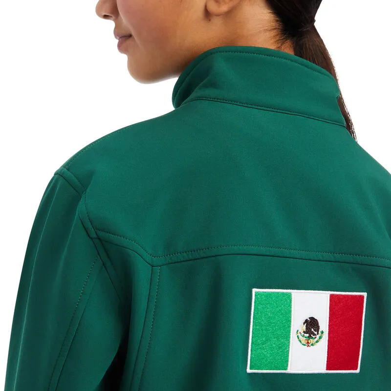 Kids Ariat Team Softshell Mexico Jacket - 10039202