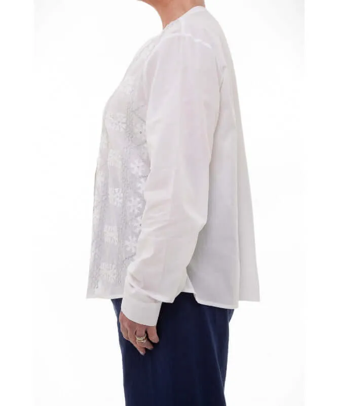 Lurex Embroidery Shirt