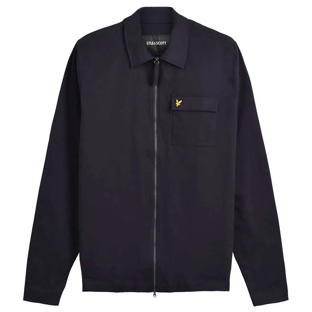 Lyle & Scott Twill Overshirt LW1216V - Dark Navy