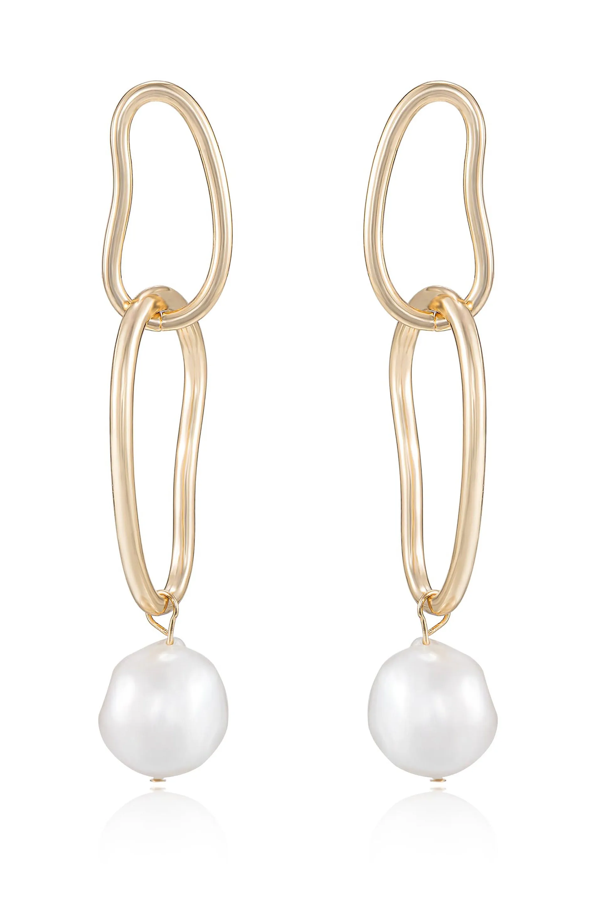 Mara Dangle Pearl Earrings