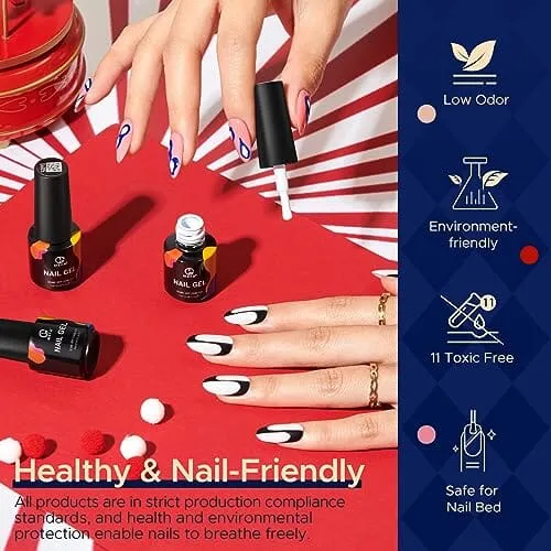 MEFA Gel Nail Polish Set | 12 Colours | Magical Adventure