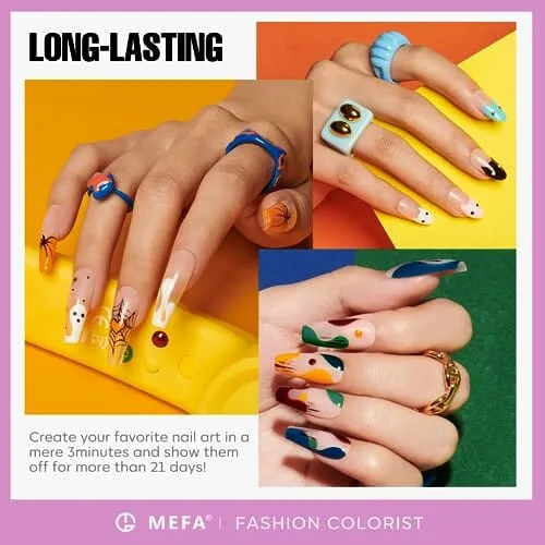 MEFA Gel Nail Polish Set | 23 Pcs | 20 Colours | Basic Collection