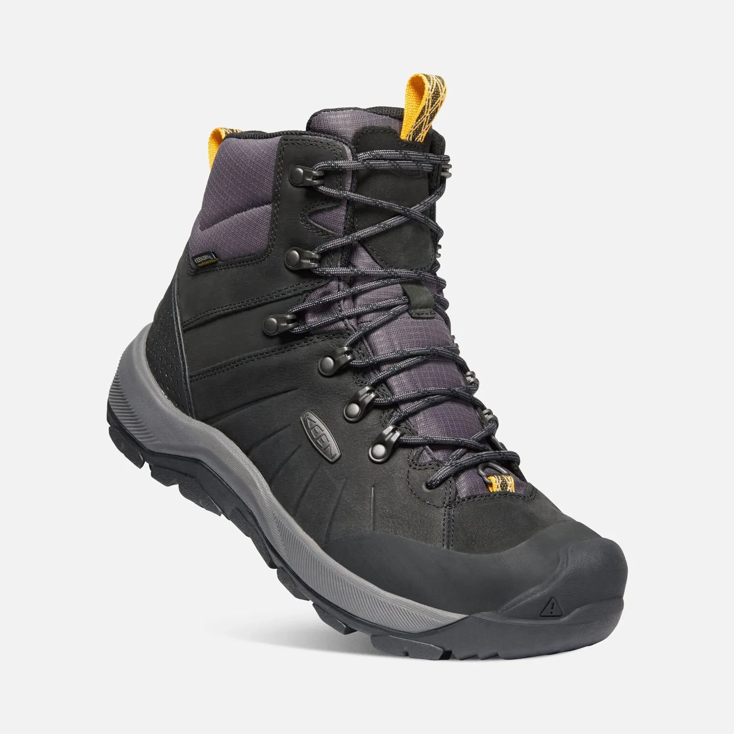 KEEN Mens Revel IV Mid Polar Waterproof Insulated Winter Boots