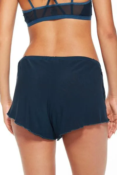 MESH FLOUNCE SHORTS