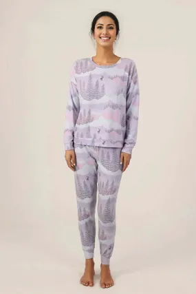 Mountain Time Cozy Long PJ Set