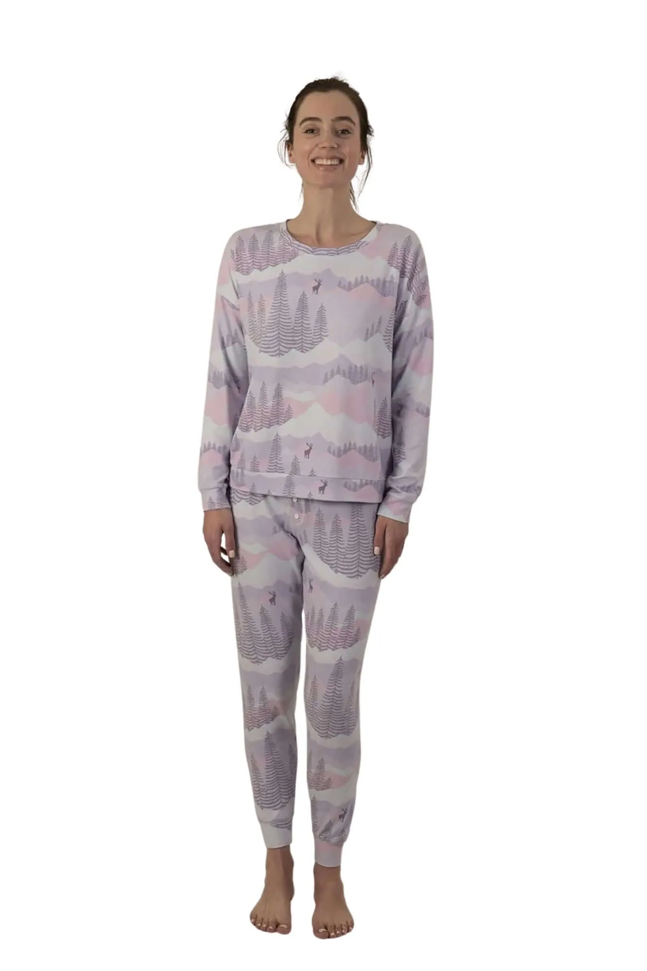 Mountain Time Cozy Long PJ Set