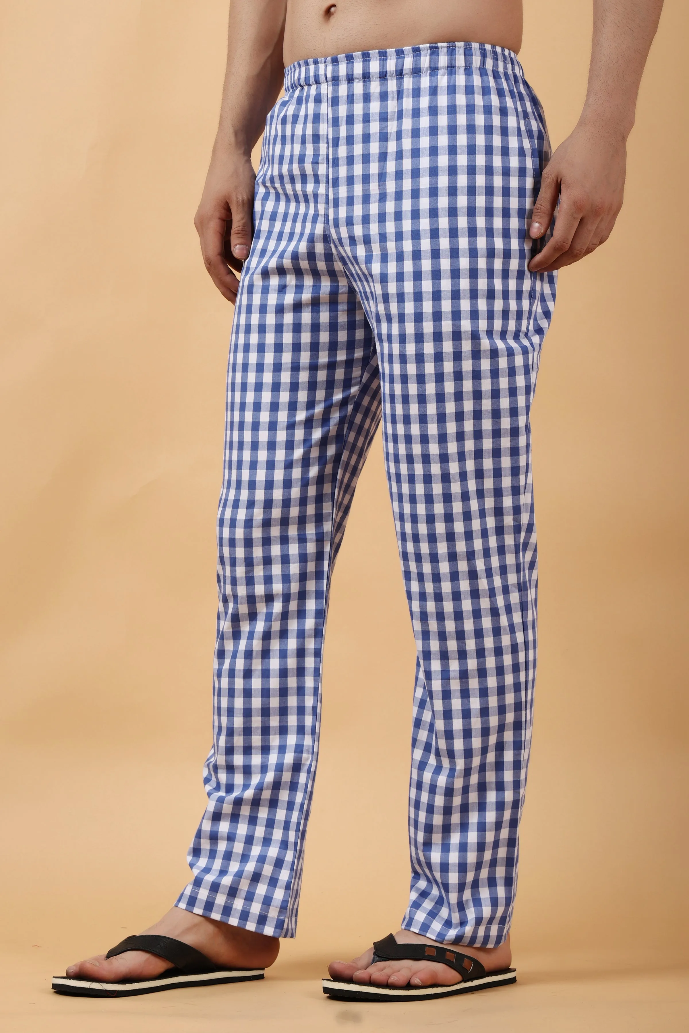 Mystic Blue Poplin Cotton Pajama