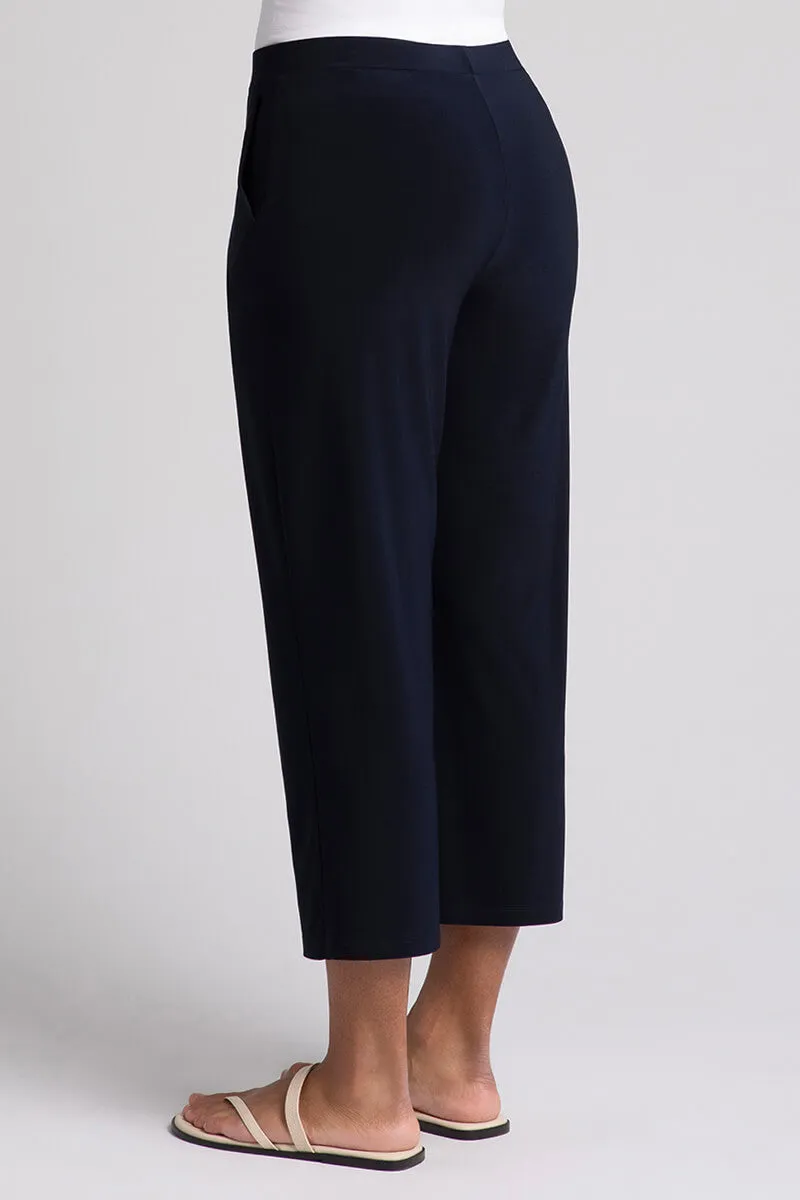 Nu Straight Leg Crop | Navy