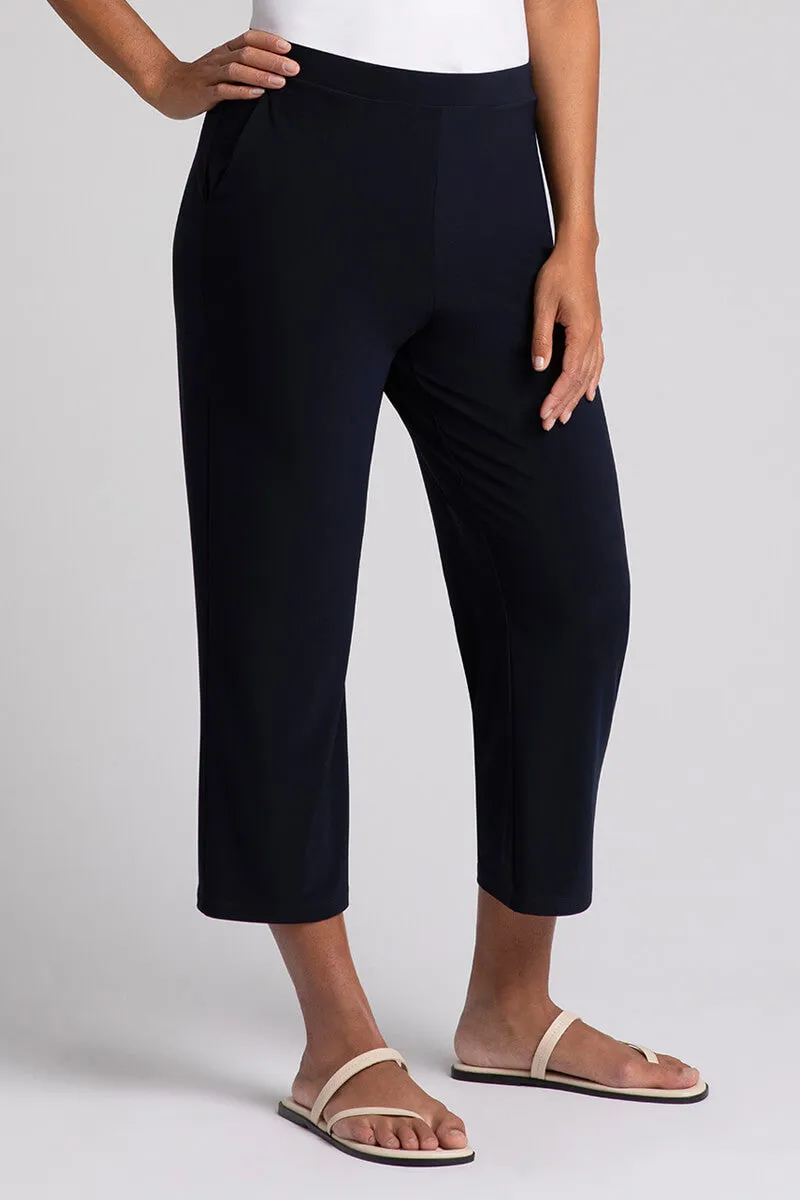 Nu Straight Leg Crop | Navy