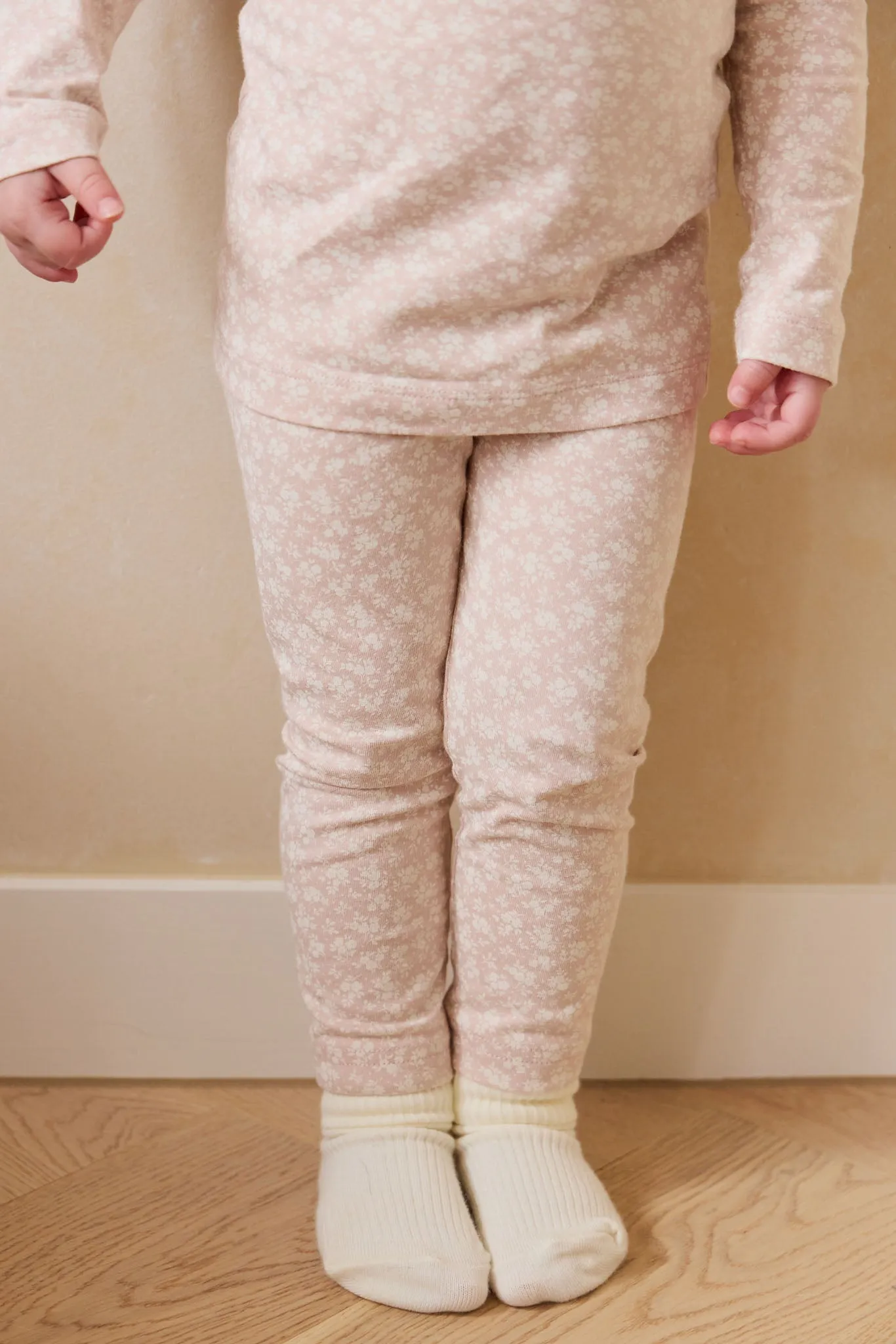 Organic Cotton Everyday Legging - Rosalie Field Rose