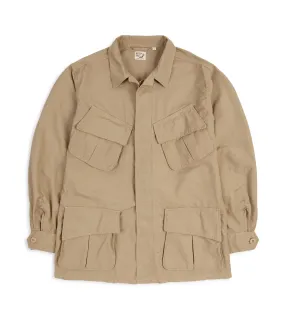 OrSlow Cotton Ripstop Tropical Jacket: Beige