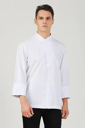 Parsley White Chef Jacket, Long Sleeve