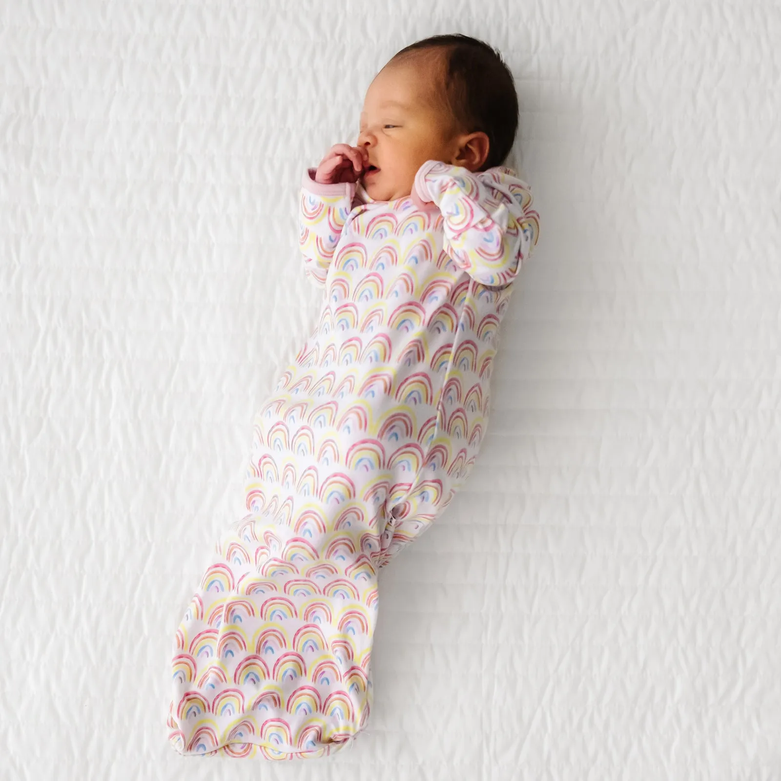 Pastel Rainbows Infant Gown