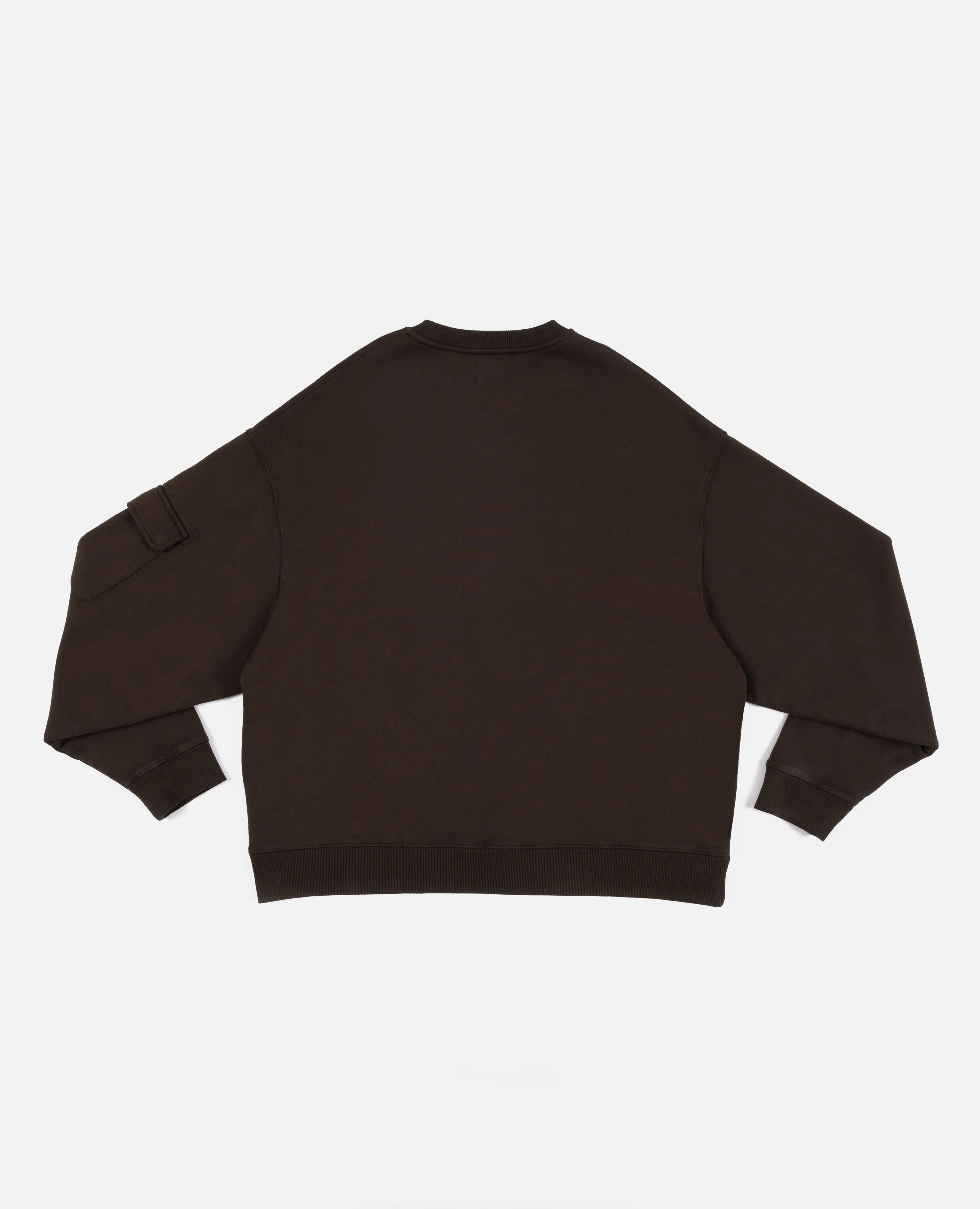 Patta Basic Pigment Dye Pocket Crewneck Sweater (Delicioso)