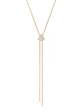 Pavé Shine Bolo Necklace