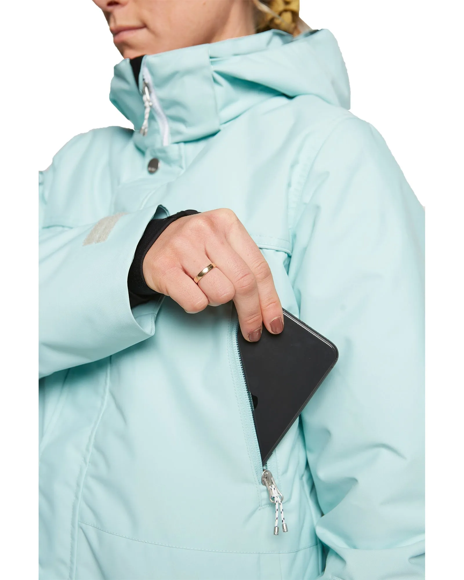 PLUS SIZE - ASTER JACKET 2.0 - PASTEL TURQUOISE