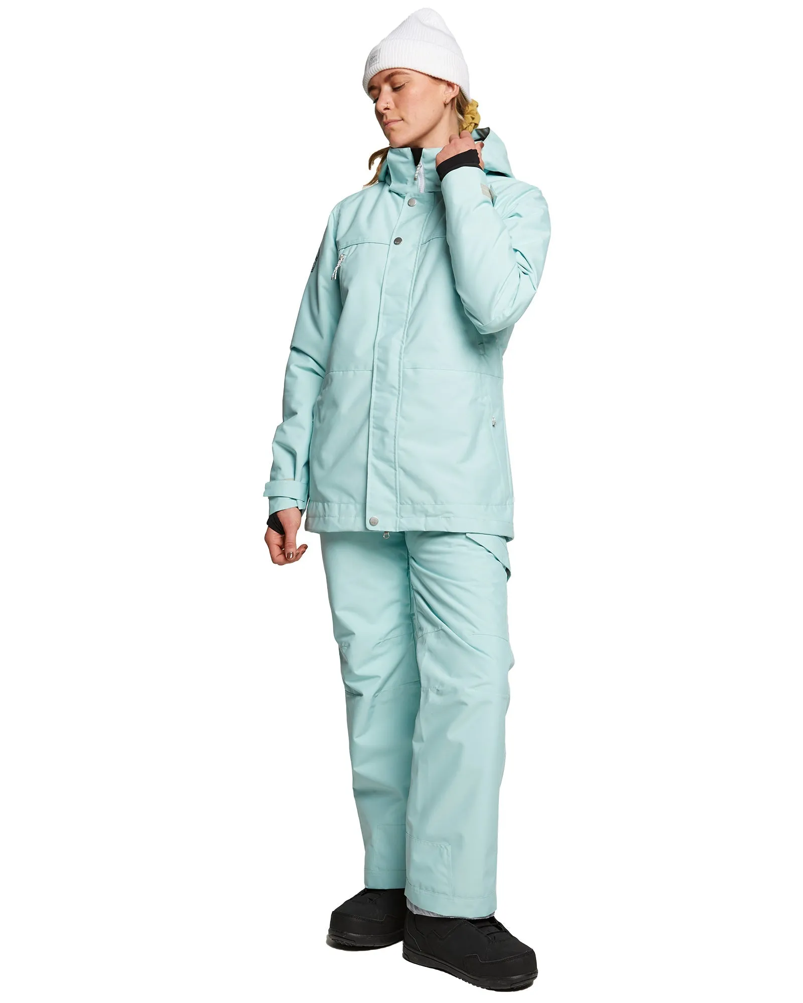 PLUS SIZE - ASTER JACKET 2.0 - PASTEL TURQUOISE