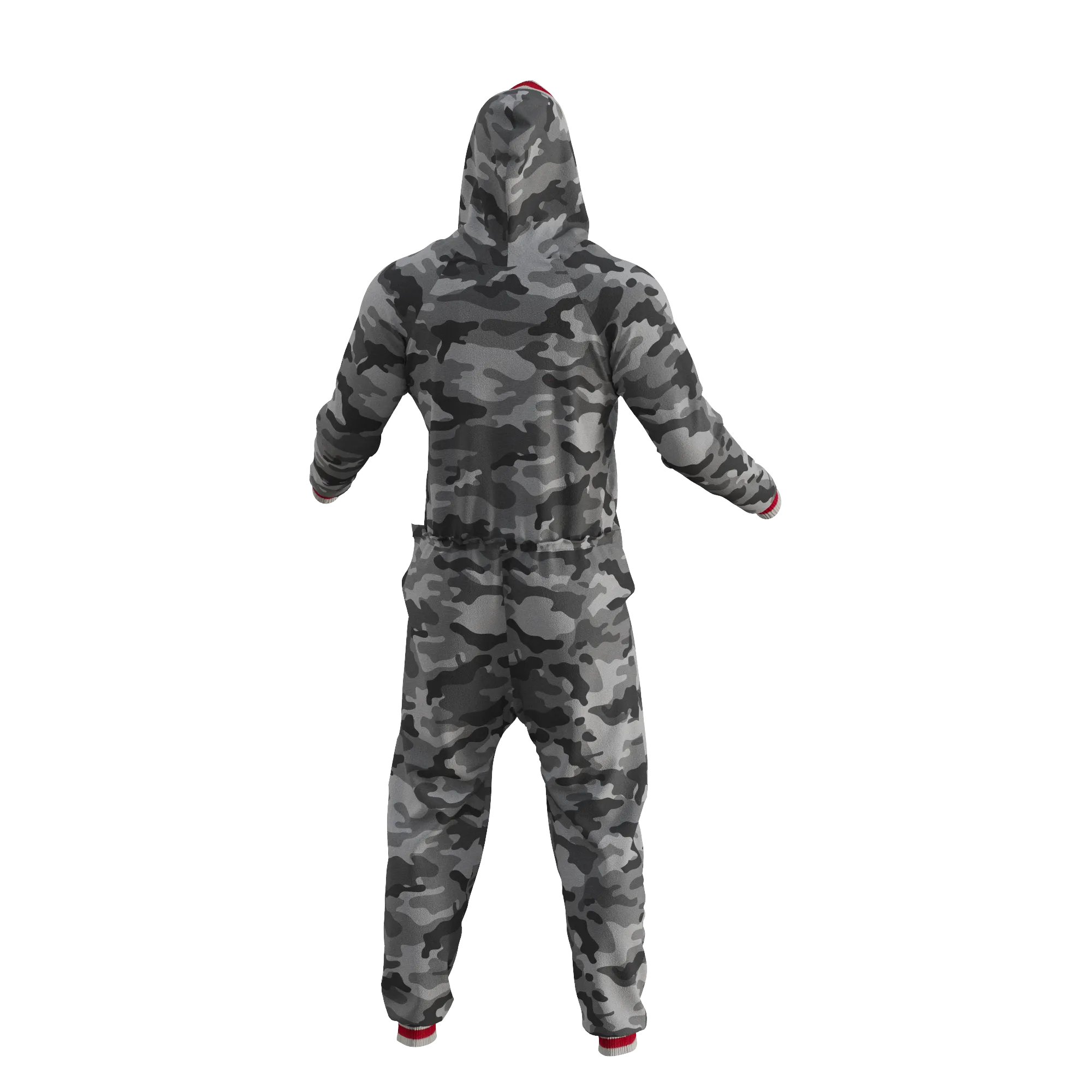 Pook Onesie - Camo Grey (Adult Unisex)