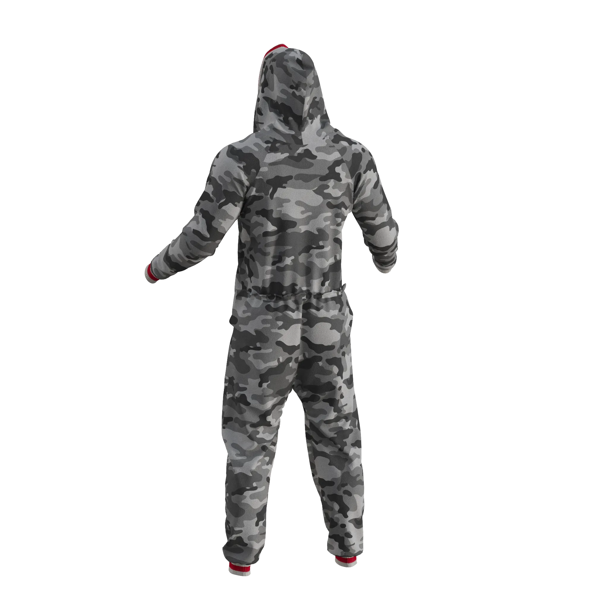 Pook Onesie - Camo Grey (Adult Unisex)