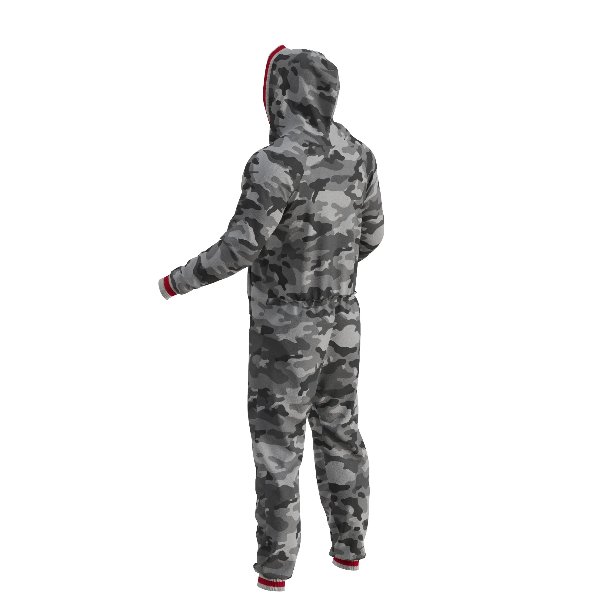 Pook Onesie - Camo Grey (Adult Unisex)