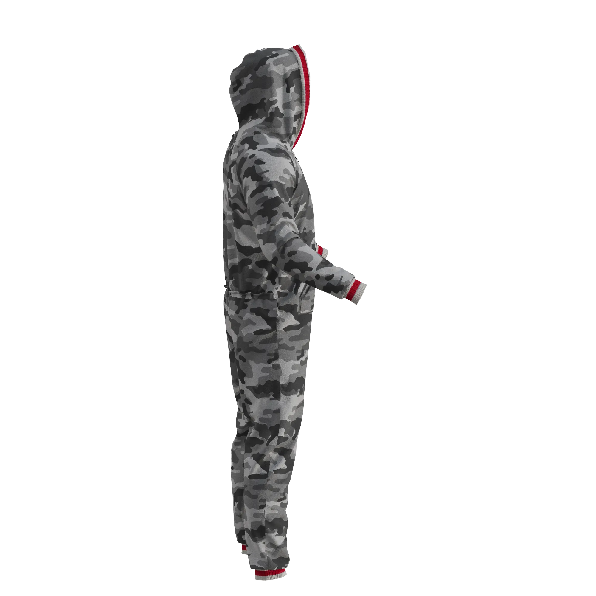 Pook Onesie - Camo Grey (Adult Unisex)